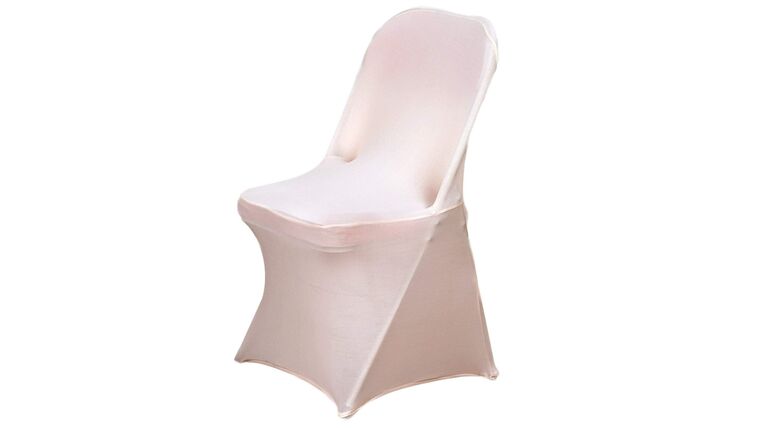 Spandex Banquet Chair Cover – Blush | Rental