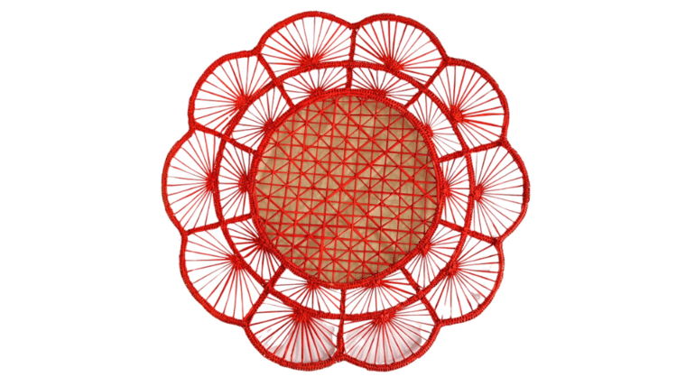 Summer Flower Woven Placemat | Rental