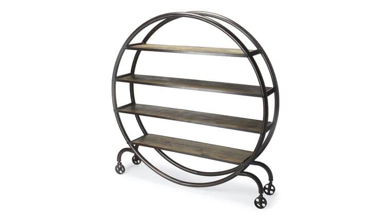 Butler Orion Metal & Wood Bookcase | Rental