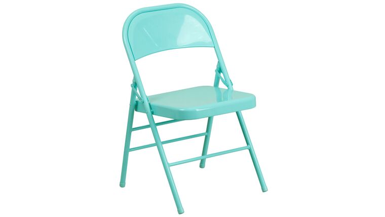 Metal Folding Chair – Tantalizing Teal | Rental Metal Folding Chair – Tantalizing Teal | Rental