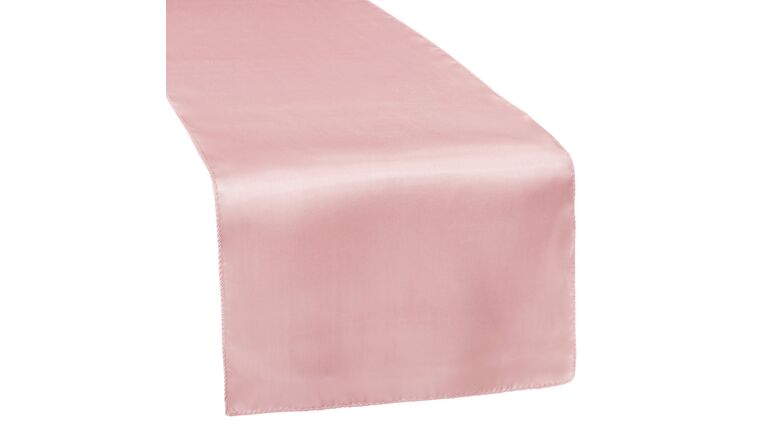 Satin Table Runner – Dusty Rose/Mauve | Rental