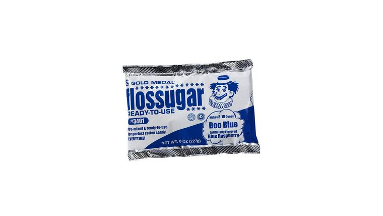 Cotton Candy – Boo Blue (Blue Raspberry) 8-oz. Flossugar Pouches | Rental Cotton Candy – Boo Blue (Blue Raspberry) 8-oz. Flossugar Pouches | Rental