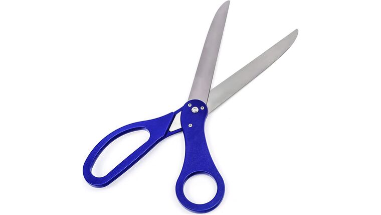 25″ Deluxe Grand Opening Scissors – Blue | Rental 25″ Deluxe Grand Opening Scissors – Blue | Rental