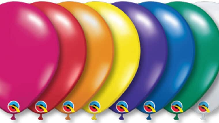 5″ Multicolor Dart Balloon | Rental