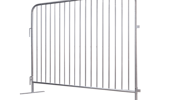 6 ft x 8 ft DuraGuard Barricade S-300 -Silver | Rental