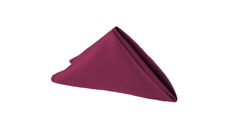 Lamour Satin Napkin 20″x20″ – Mulberry | Rental Lamour Satin Napkin 20″x20″ – Mulberry | Rental