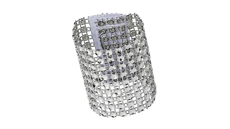 Rhinestone Velcro Sash Clip Napkin Ring – Silver | Rental Rhinestone Velcro Sash Clip Napkin Ring – Silver | Rental