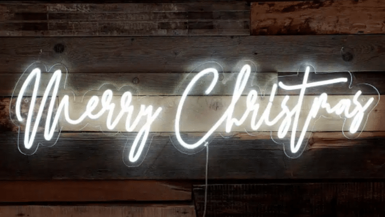 Neon LED Sign – ‘Merry Christmas’ | Rental Neon LED Sign – ‘Merry Christmas’ | Rental