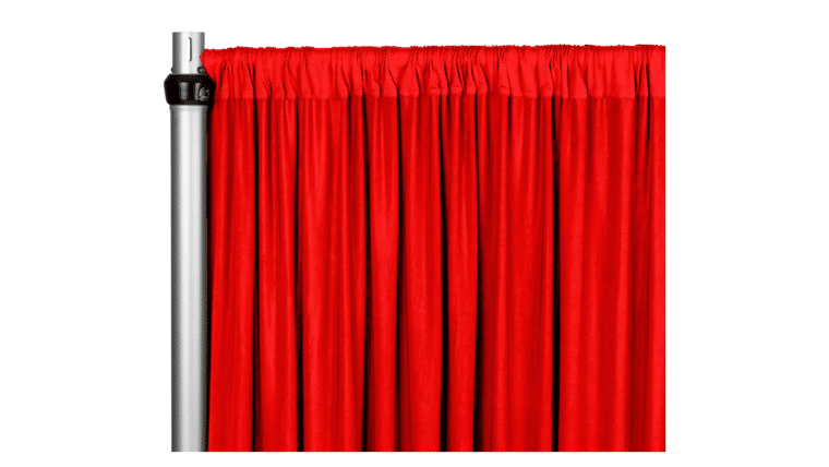Spandex 4-way Stretch Drape Curtain 18ft H x 60″ W – Red | Rental Spandex 4-way Stretch Drape Curtain 18ft H x 60″ W – Red | Rental