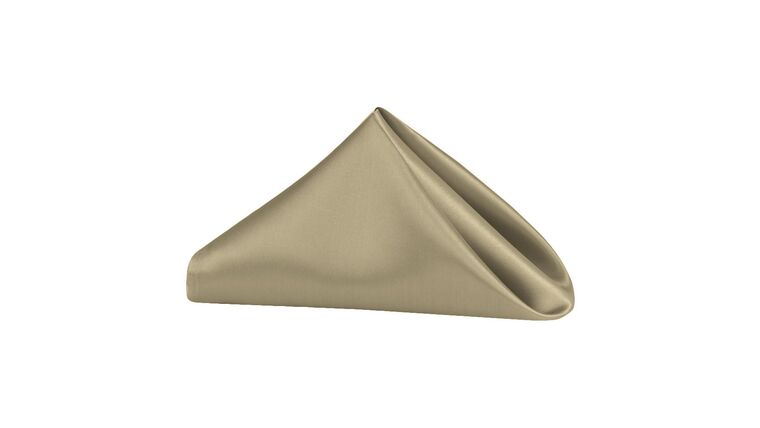 Satin Napkin 20″x20″ – Taupe | Rental