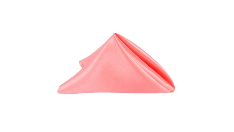 Satin Napkin 20″x20″ – Coral | Rental