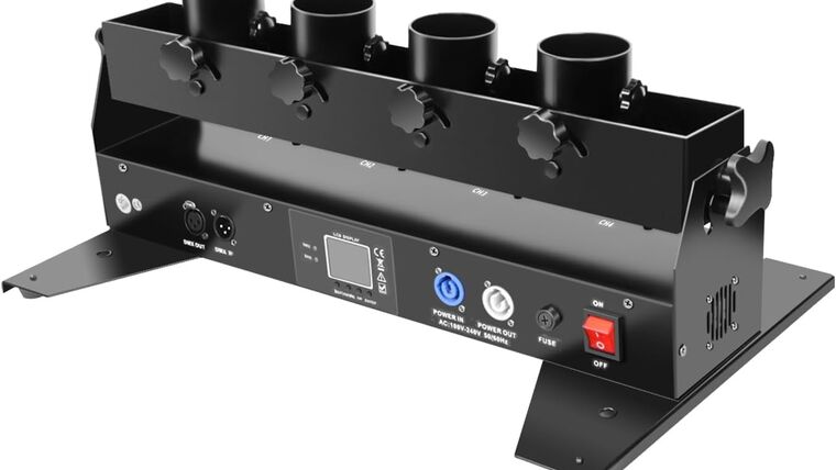 Electric Confetti/Streamer Auto Launcher – 4 Barrel Base Only | Rental