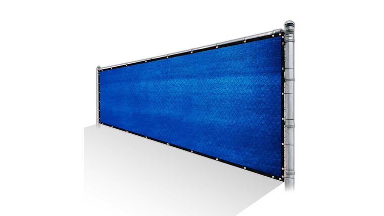 25′ x 4′ Privacy Wind Screen – Blue | Rental