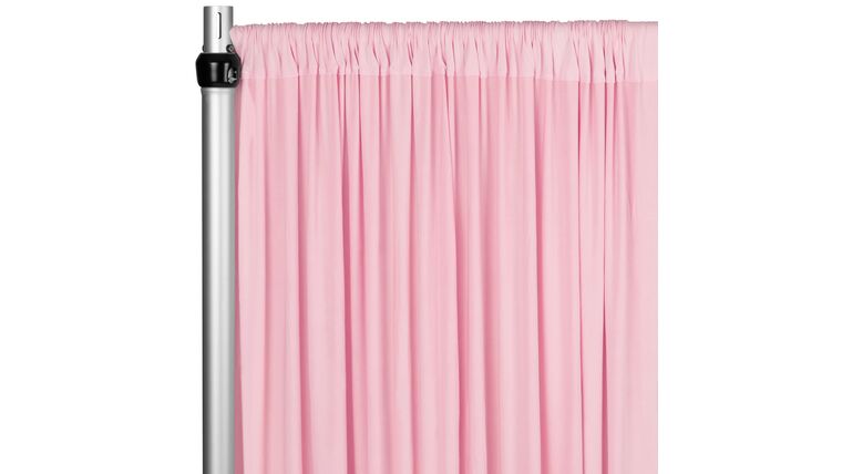 Spandex 4-way Stretch Drape Curtain 12ft H x 60″ W – Pink | Rental Spandex 4-way Stretch Drape Curtain 12ft H x 60″ W – Pink | Rental