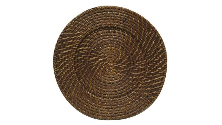 Rattan – Dark Brown Round Charger Plate | Rental Rattan – Dark Brown Round Charger Plate | Rental