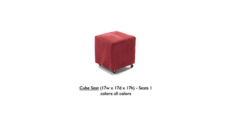 Cube Seat – Red | Rental Cube Seat – Red | Rental