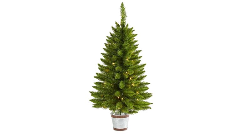 3’ Providence Pine Artificial Christmas Tree in Metal Pot with 50 Warm White Lights and 114 Bendable Branches | Rental 3’ Providence Pine Artificial Christmas Tree in Metal Pot with 50 Warm White Lights and 114 Bendable Branches | Rental