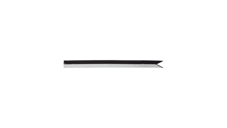 Black Metallic Streamer | Rental