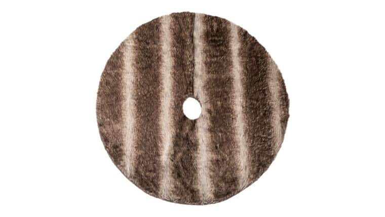 Faux Fur Tree Skirt 60″ Round – Brown | Rental Faux Fur Tree Skirt 60″ Round – Brown | Rental