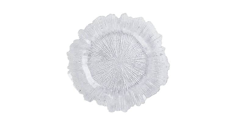 Reef Acrylic Charger Plate – Clear | Rental Reef Acrylic Charger Plate – Clear | Rental