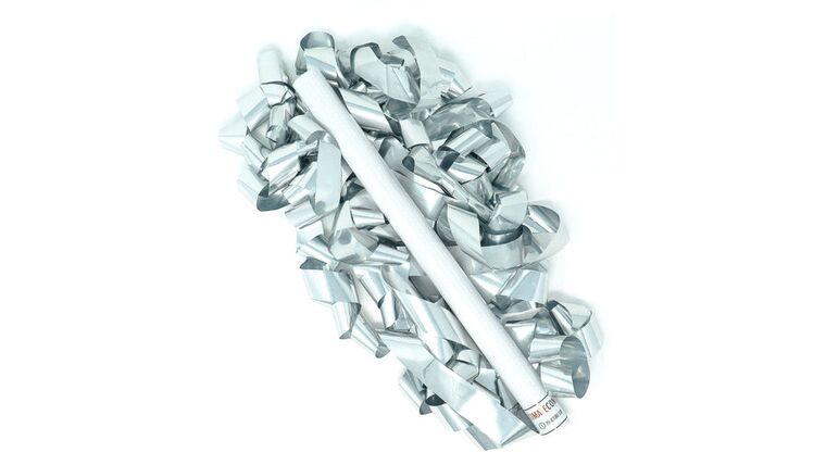 Silver Metallic Streamer | Rental