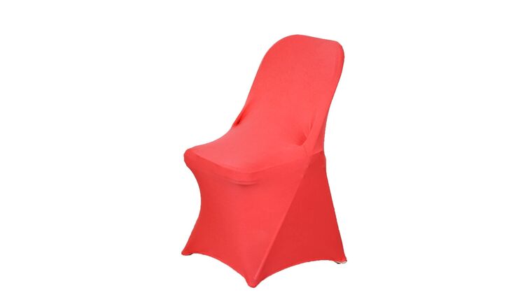 Spandex Folding Chair Cover – Coral | Rental