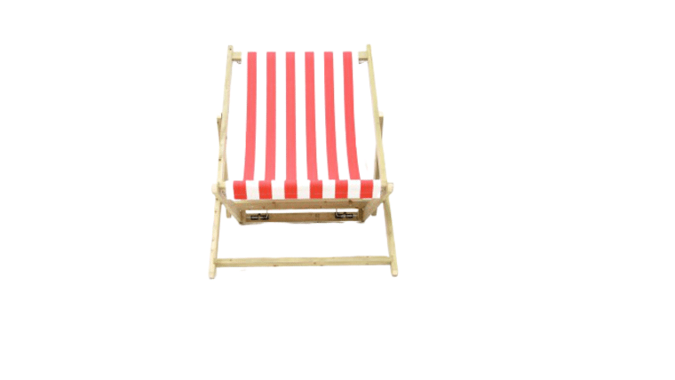 Deck Chair – Giant Deck Chair – Red Stripe | Rental Deck Chair – Giant Deck Chair – Red Stripe | Rental