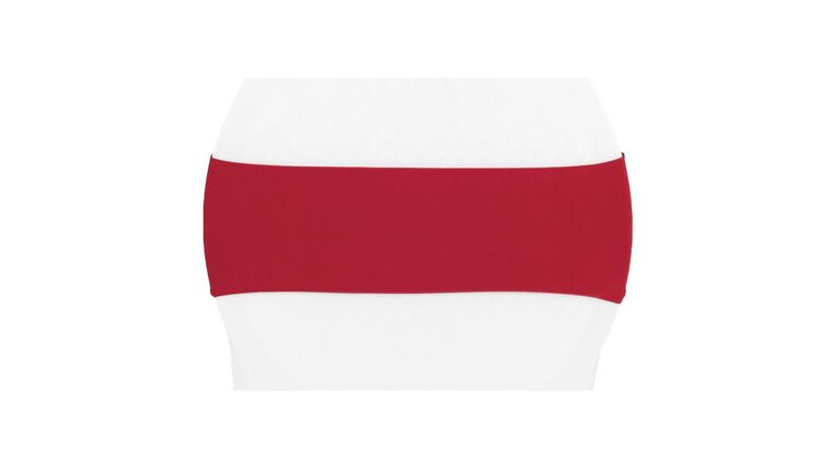 Spandex Chair Band – Apple Red | Rental