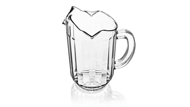 Pitcher/Carafe – 32 oz. Plastic 3 Spout Clear Pitcher | Rental