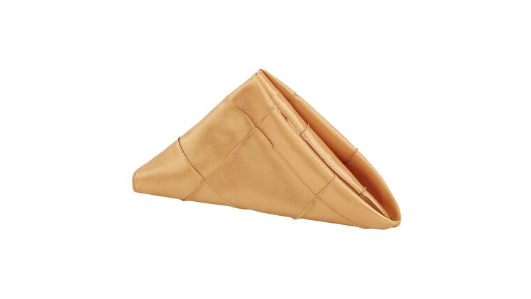 Taffeta Pintuck | Napkin 20″x20″ – Gold | Rental