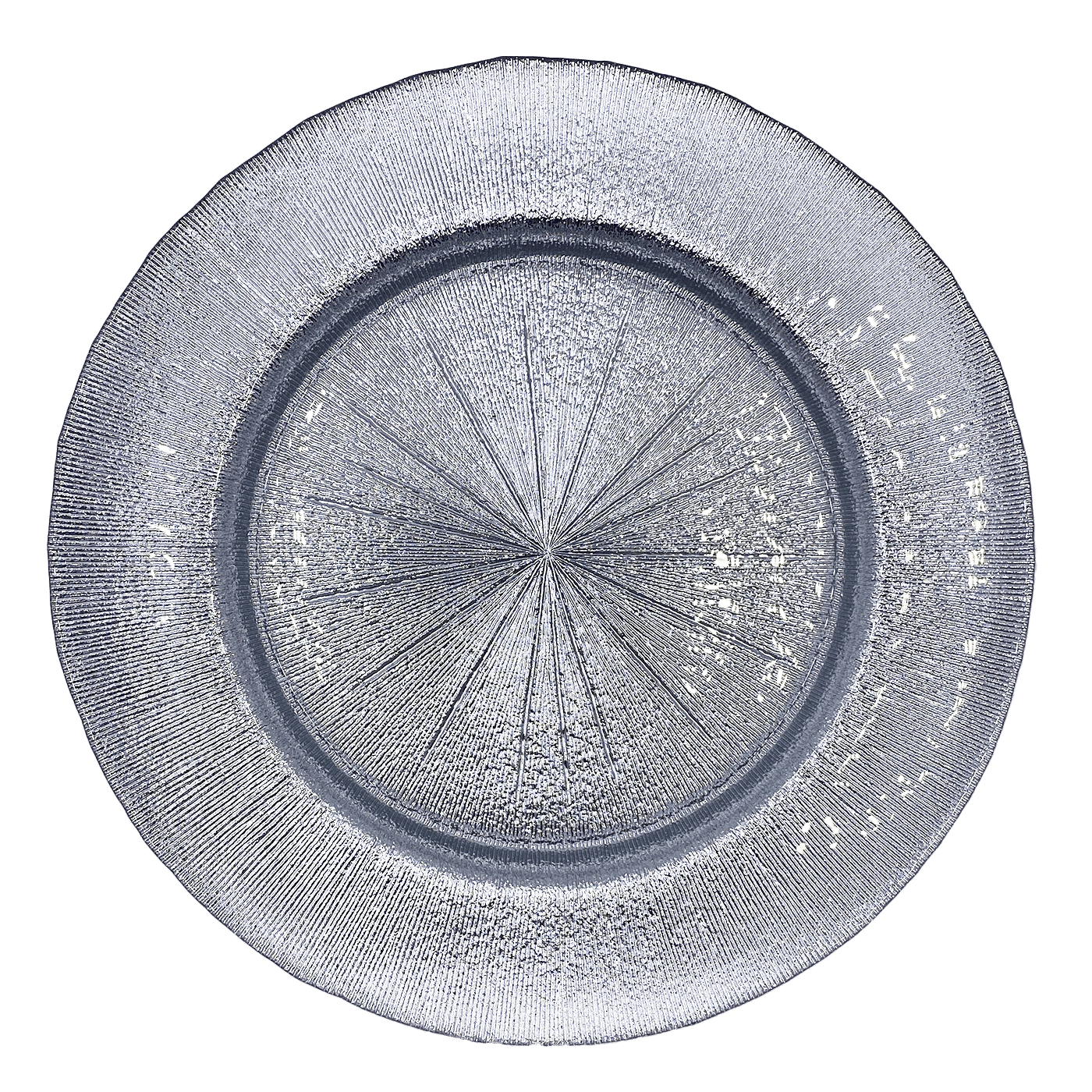 Metallic – Glass Charger Plate in Silver (Item # 0071) | Rental Metallic – Glass Charger Plate in Silver (Item # 0071) | Rental