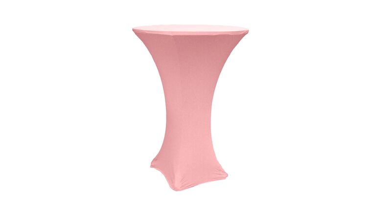 Spandex | Dusty Rose/Mauve | 30″ Round Cocktail Table Cover | Rental