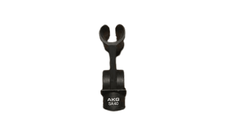 AKG SA40 Microphone Clip on 2″ Weighted Base | Rental