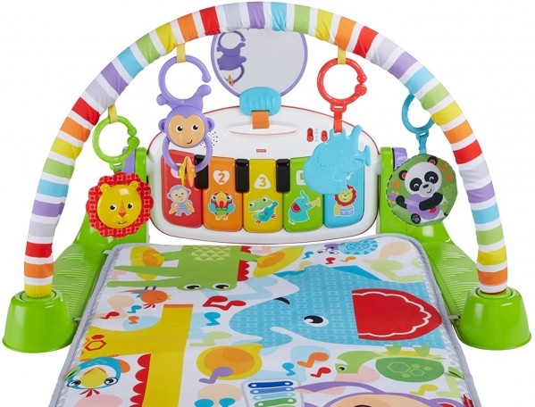 Fisher-Price Deluxe Kick & Play Piano Gym & Maracas | Rental Fisher-Price Deluxe Kick & Play Piano Gym & Maracas | Rental