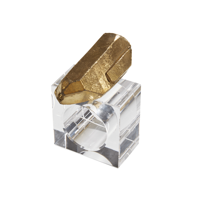 NR154 Unicorn Quartz Napkin Ring – Set Of 4 | Rental