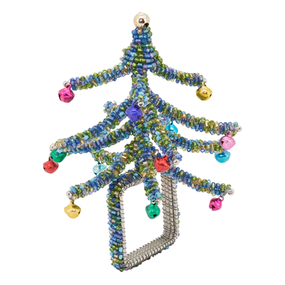 NR423 Beaded Christmas Tree Napkin Ring | Rental NR423 Beaded Christmas Tree Napkin Ring | Rental