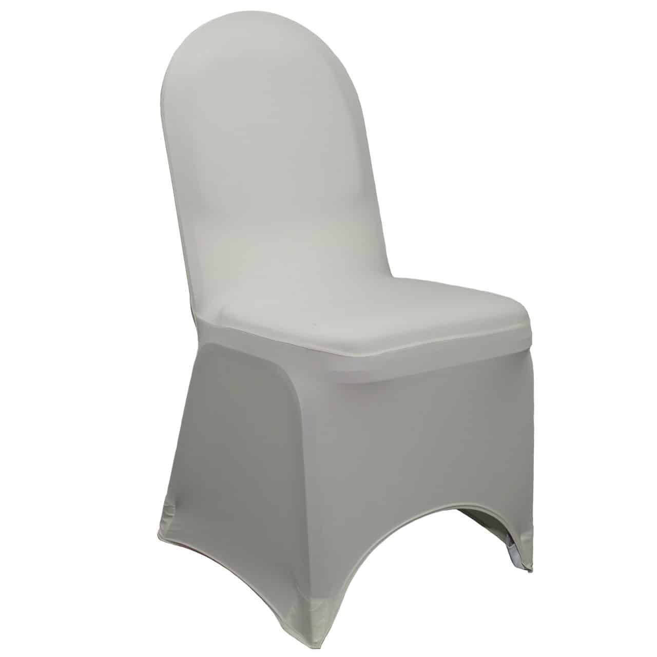 Stretch Spandex Banquet Chair Cover Gray | Rental Stretch Spandex Banquet Chair Cover Gray | Rental