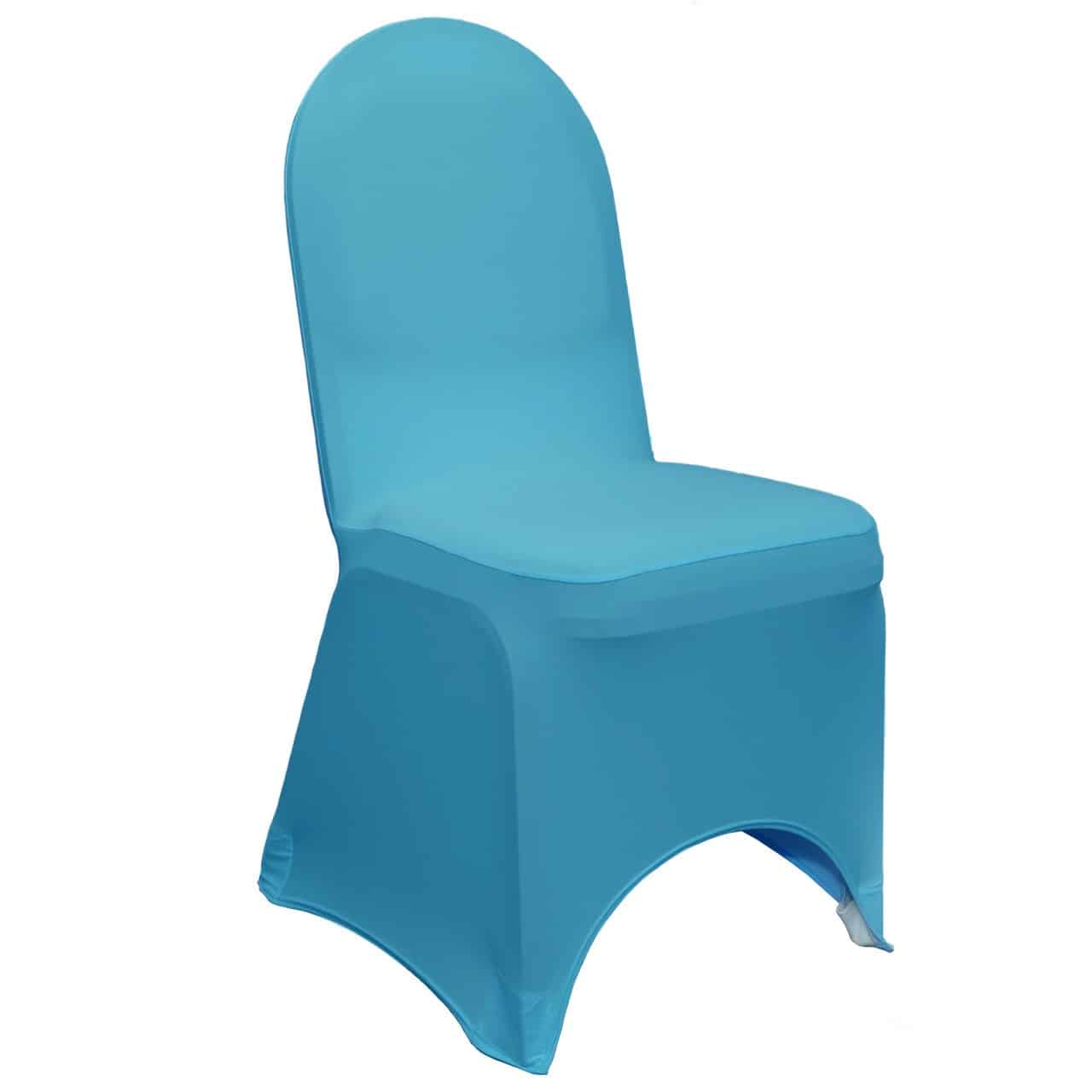 Stretch Spandex Banquet Chair Cover Malibu Blue | Rental Stretch Spandex Banquet Chair Cover Malibu Blue | Rental