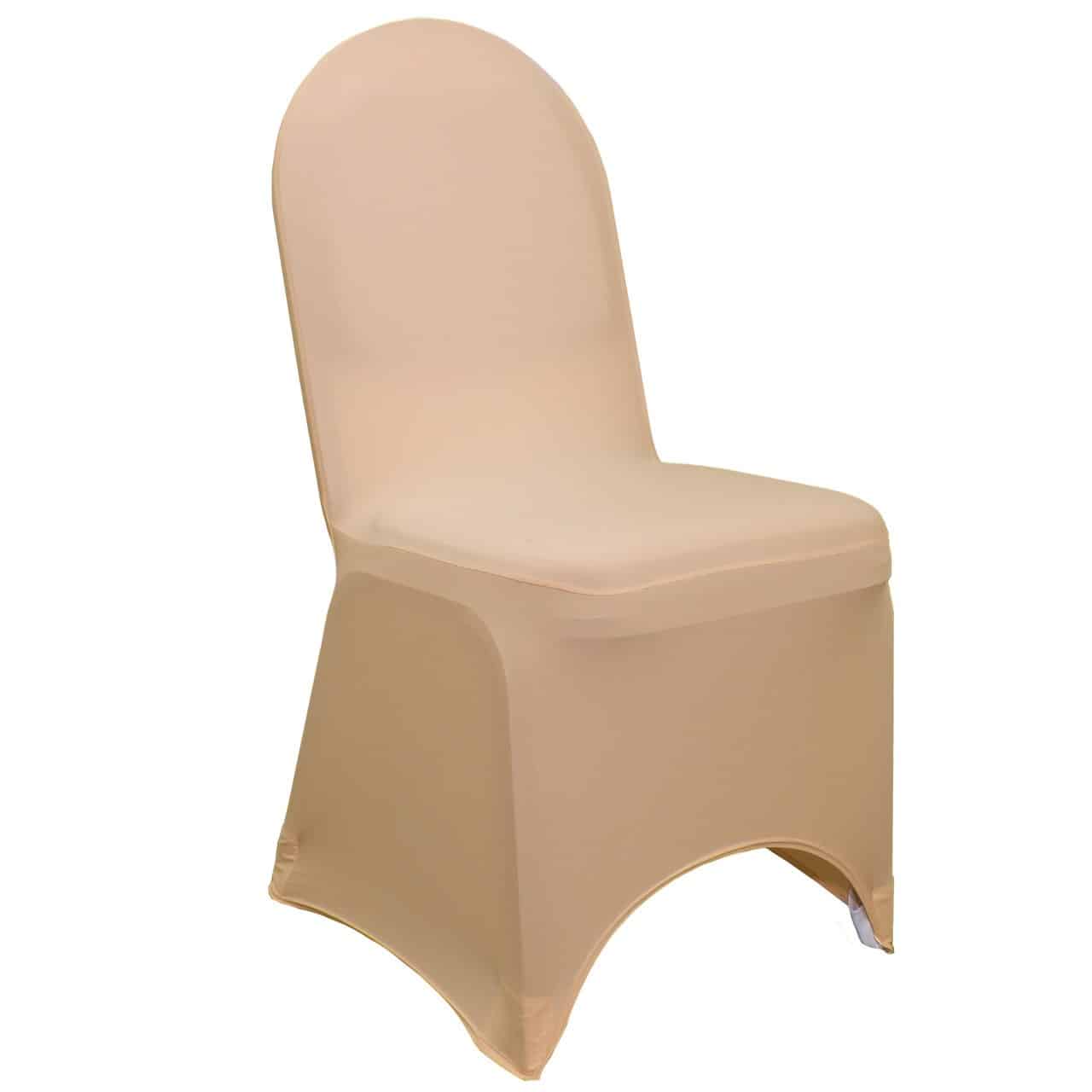 Stretch Spandex Banquet Chair Cover Peach | Rental Stretch Spandex Banquet Chair Cover Peach | Rental
