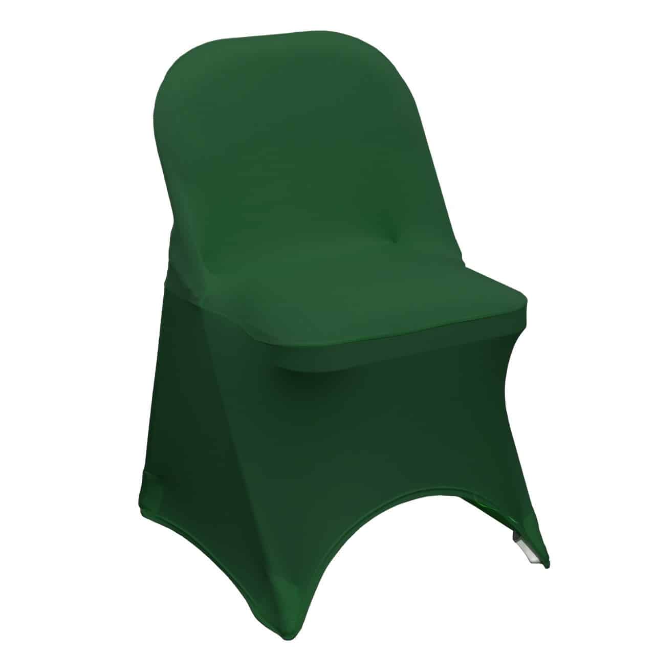 Stretch Spandex Folding Chair Cover Hunter Green | Rental Stretch Spandex Folding Chair Cover Hunter Green | Rental