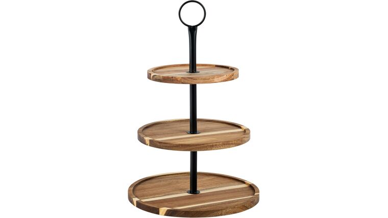 Perco 3 Tier Wood Cupcake Stand | 50 Cupcakes | Rental