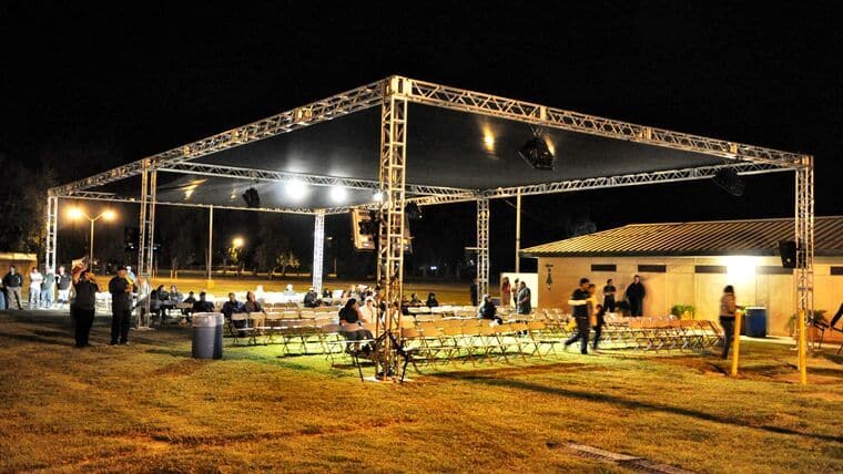 Xtreme Truss – 40′ x 80′ x 10’H Xtreme Truss 12″ Box Roof Structure Rental | Rental Xtreme Truss – 40′ x 80′ x 10’H Xtreme Truss 12″ Box Roof Structure Rental | Rental