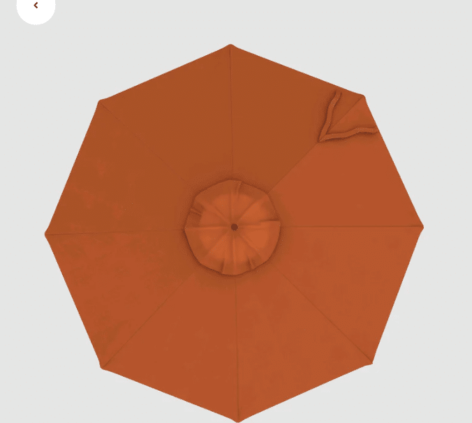 Part | 9′ Market Umbrella Top Only | Copper | Rental Part | 9′ Market Umbrella Top Only | Copper | Rental