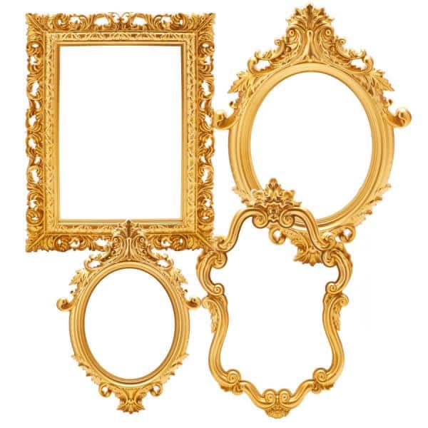 Decostar™ Plastic Frame – Set of 4 – Gold | Rental Decostar™ Plastic Frame – Set of 4 – Gold | Rental