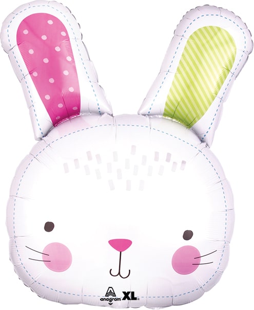 37″ Easter Hello Bunny Anagram Balloon | Purchase | Rental