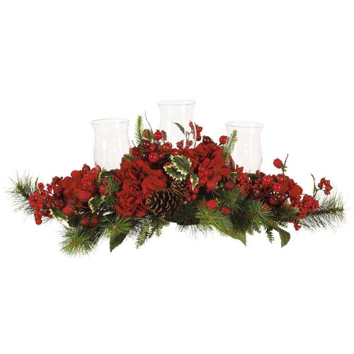 Hydrangea Holiday Candelabrum | Rental Hydrangea Holiday Candelabrum | Rental