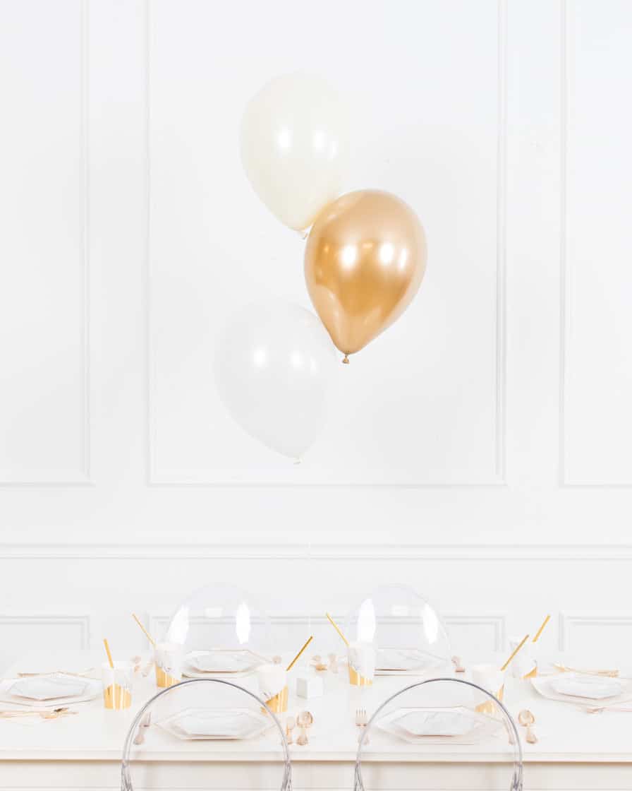 Baptism/Communion – 11in Balloon Bouquet Centerpiece | Rental Baptism/Communion – 11in Balloon Bouquet Centerpiece | Rental