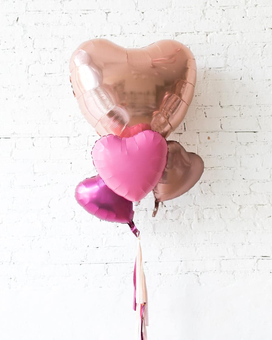 GIFT- Berry Blush-Rose Gold Heart | Rental