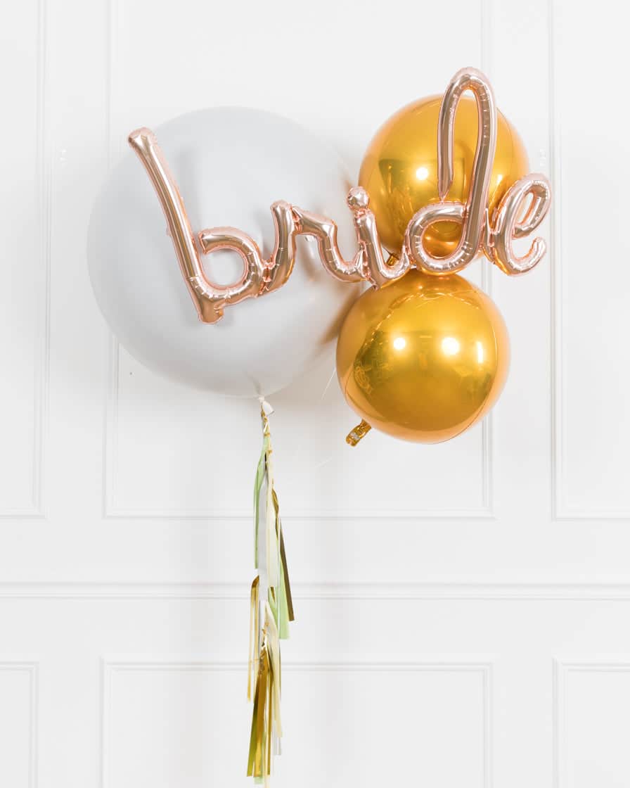 Botanical – Giant BRIDE Bouquet with Half-Tassel | Rental