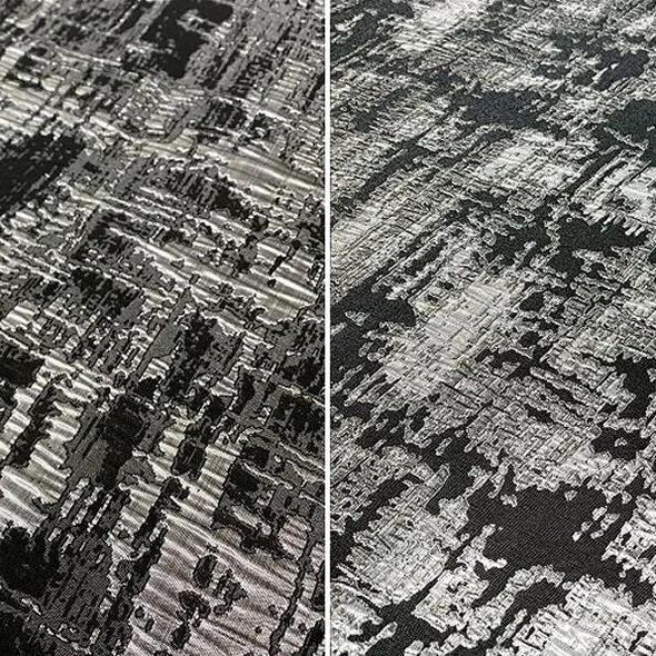 Calypso Jacquard (Reversible) Wholesale Fabric in Black | Rental Calypso Jacquard (Reversible) Wholesale Fabric in Black | Rental